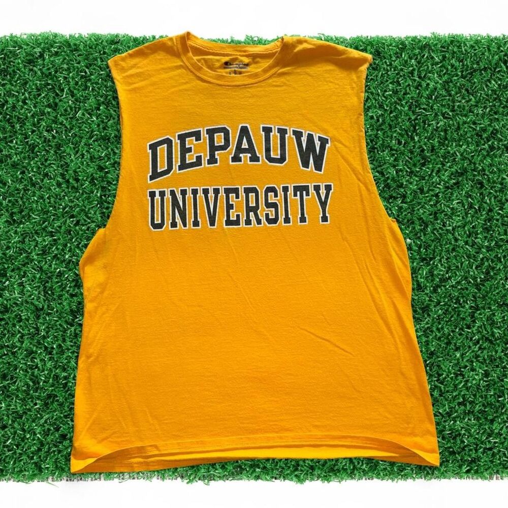 Champion Men's Yellow and Orange Vest